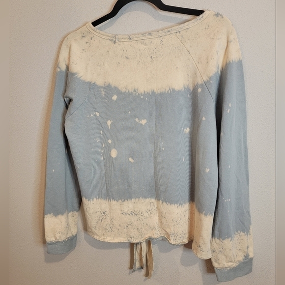 Hem and Thread tie dye tied semi crop sweater size Medium - Picture 9 of 10